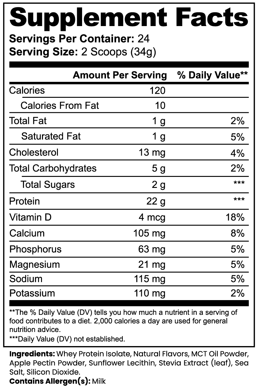 Bulleye Whey Protein Isolate Vanilla