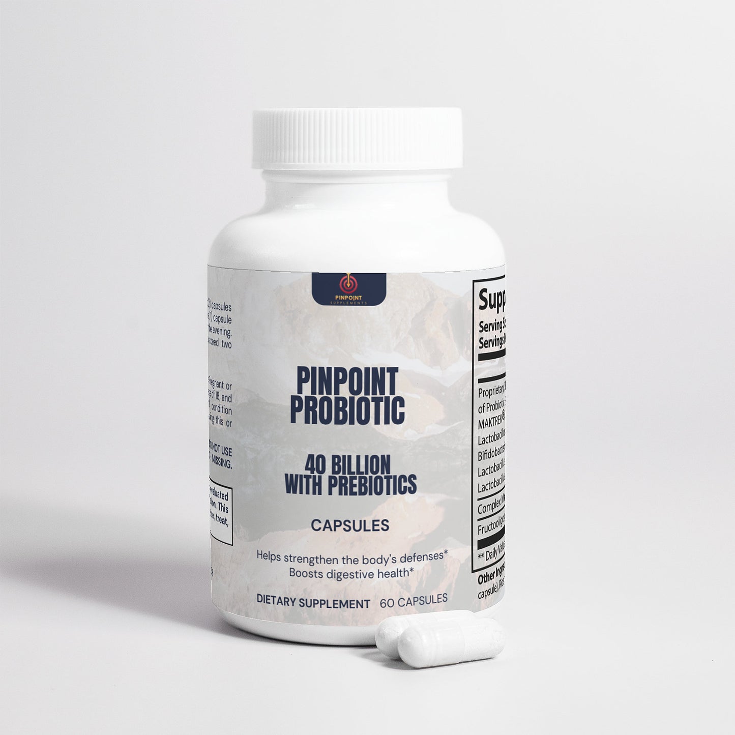 Pinpoint Probiotic 40 Billion with Prebiotics