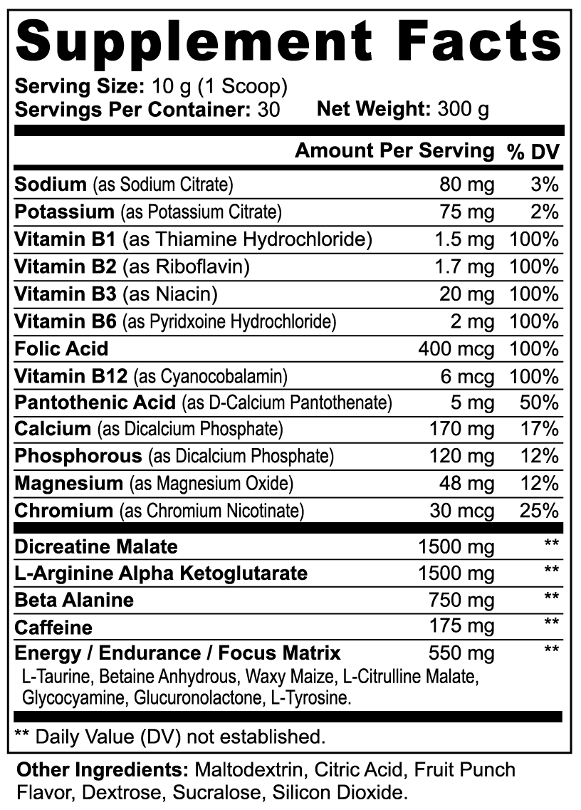 TARGET LOCK Pre-Workout